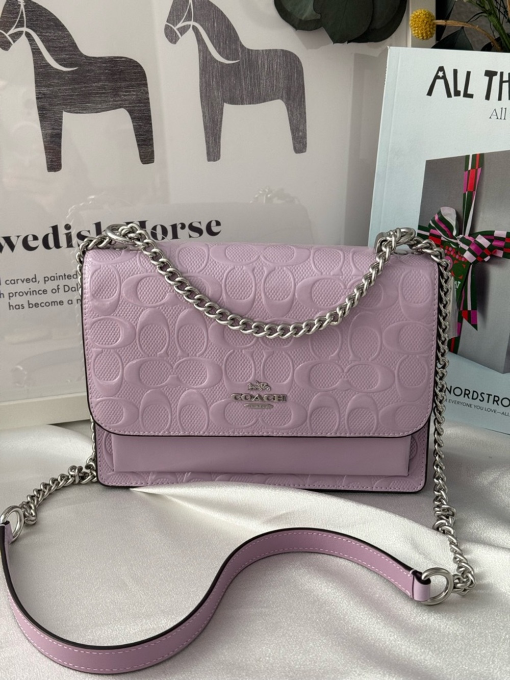 Coach Lilac Signature Leather Klare